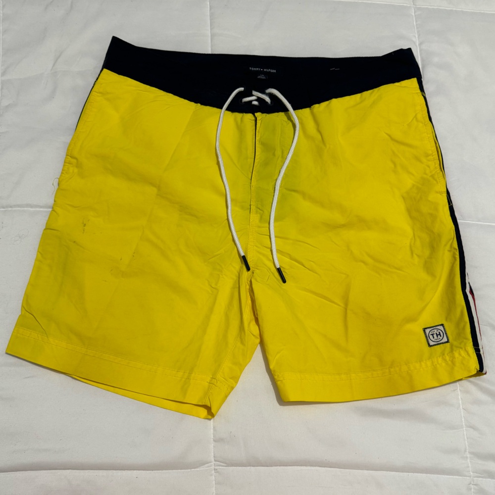 Tommy Hilfiger Yellow Swim Shorts
